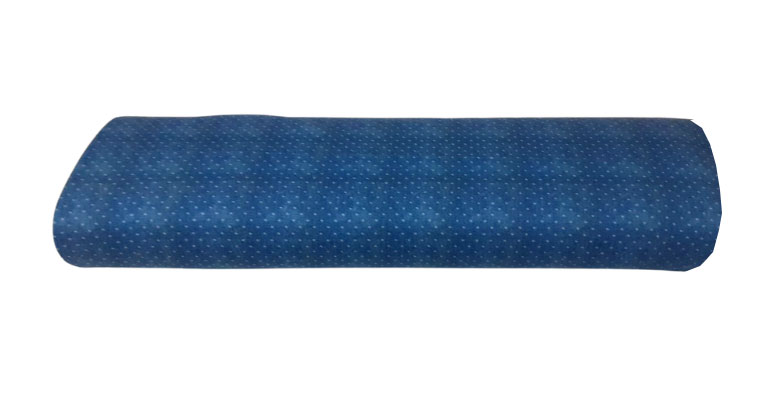 Úplet "džínový" puntíky 100% balvněný digitální
