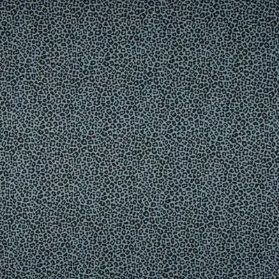 Popelín modrošedý Leopard