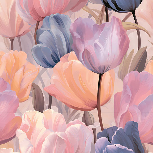 Teplákovina Tulipány