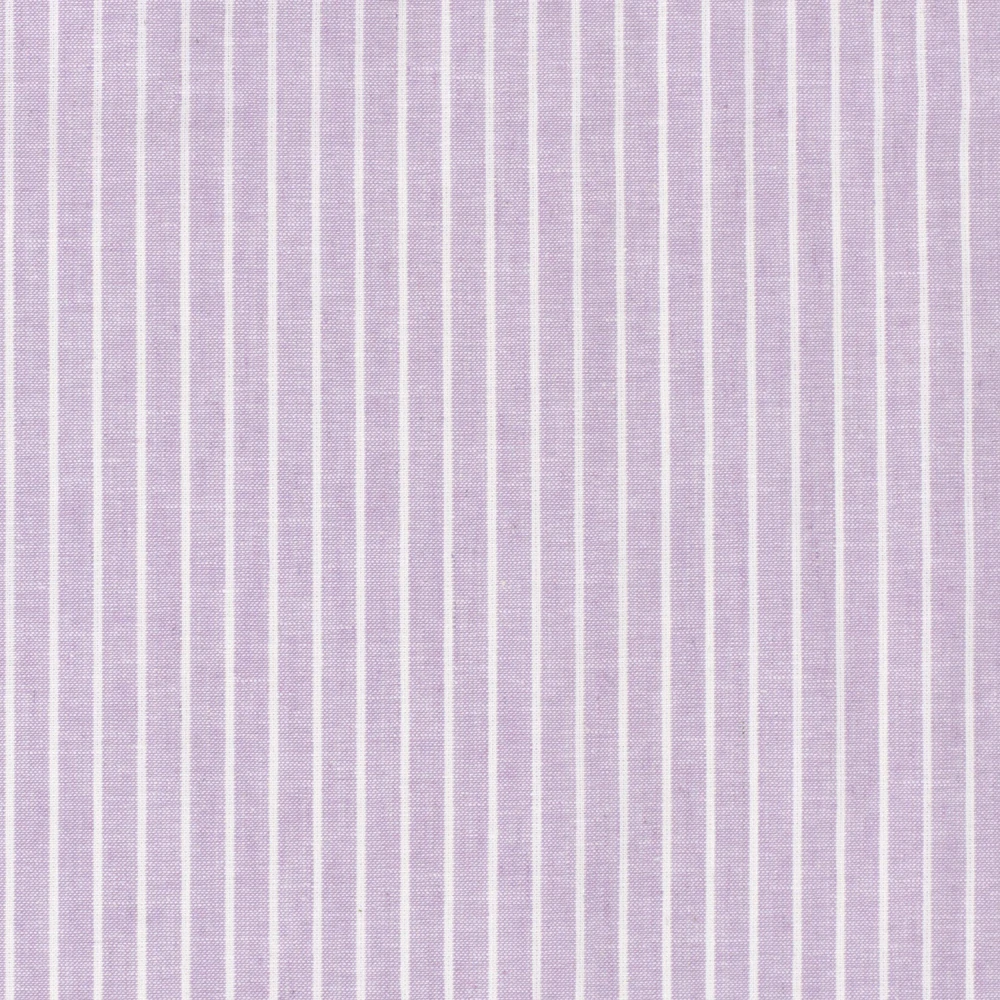 Chambré (Len/bavlna) proužky fialová