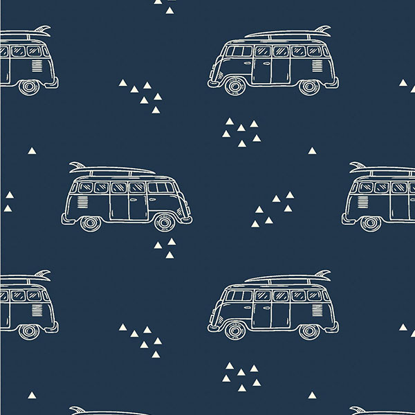 Teplákovina modrá Autobus