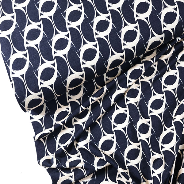 Úplet navy Retro ovály VIS/el