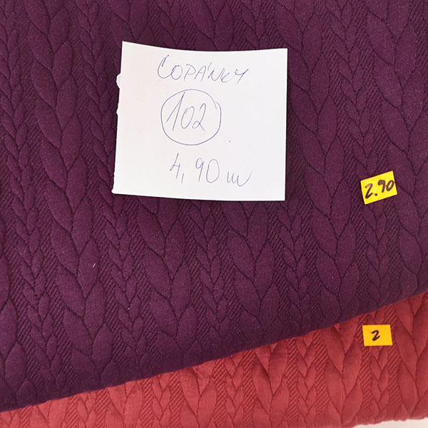 Copánky pletenina 99Kč/1m - 4,9m může obsahovat II. jakost