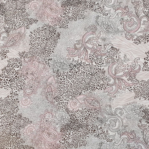 Úplet Paisley + zvířecí potisk (VIS/elast)
