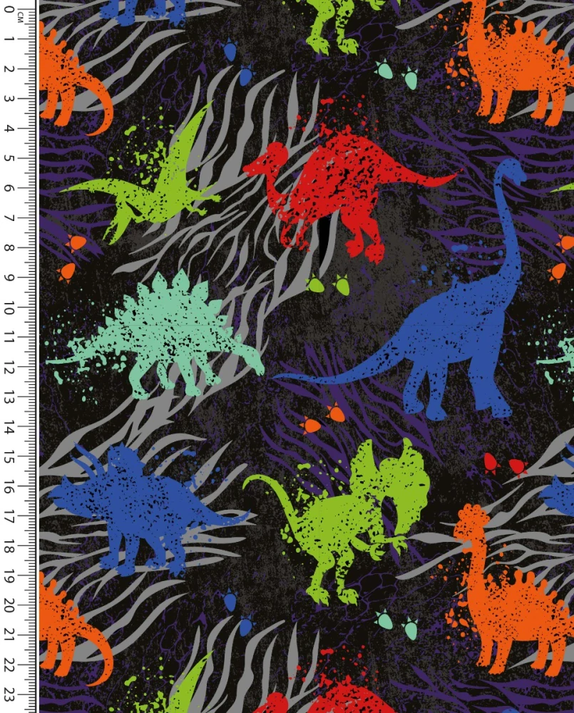 Teplákovina Barevní dinosauři