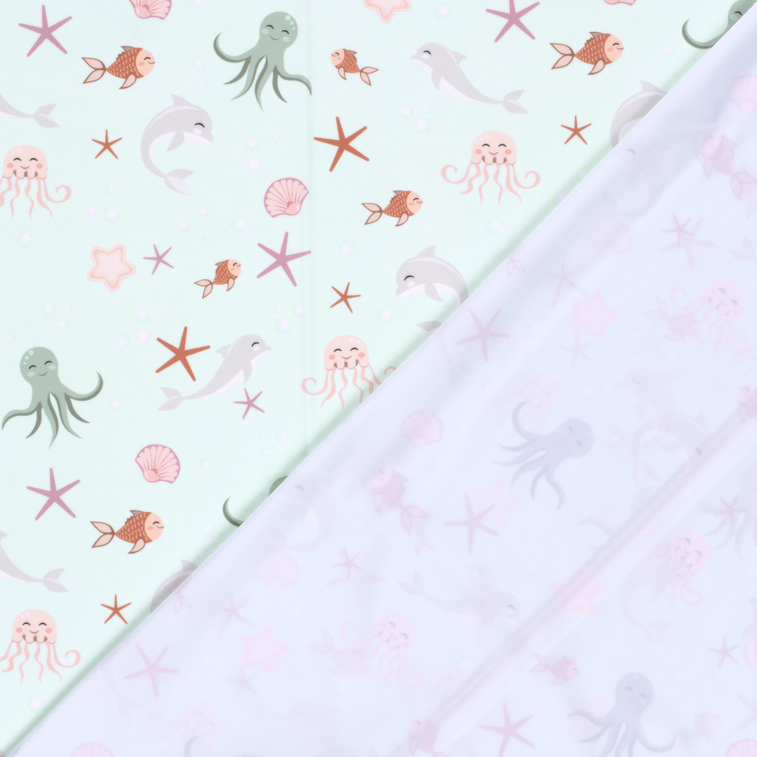 Plavkovina tyrkysová Mořský svět UV Protection