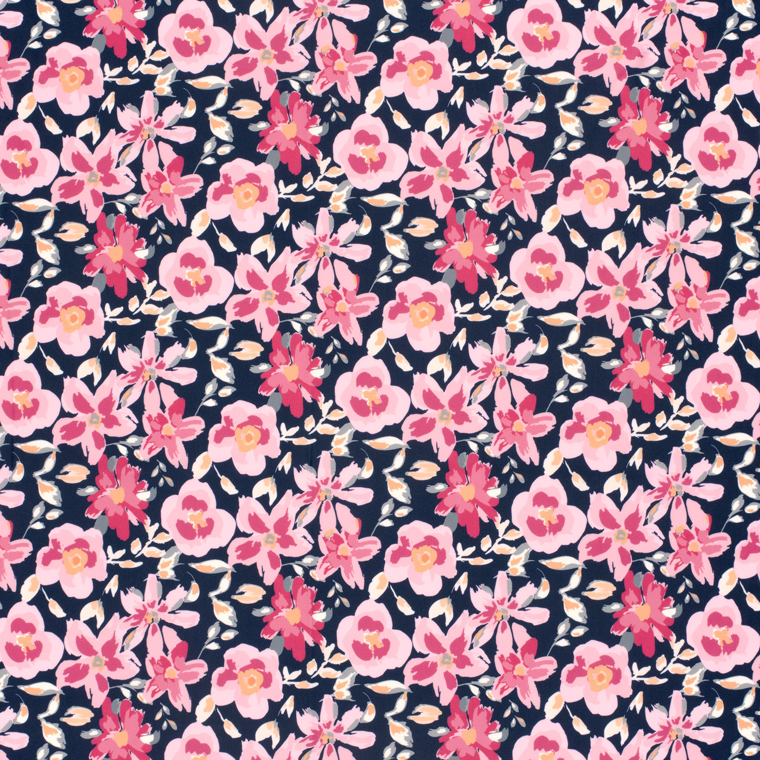 Plavkovina Růžové květy na modré UV Protection