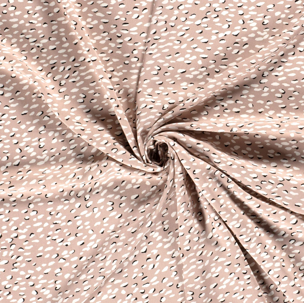 Bambusové plátno růžové Flíčky