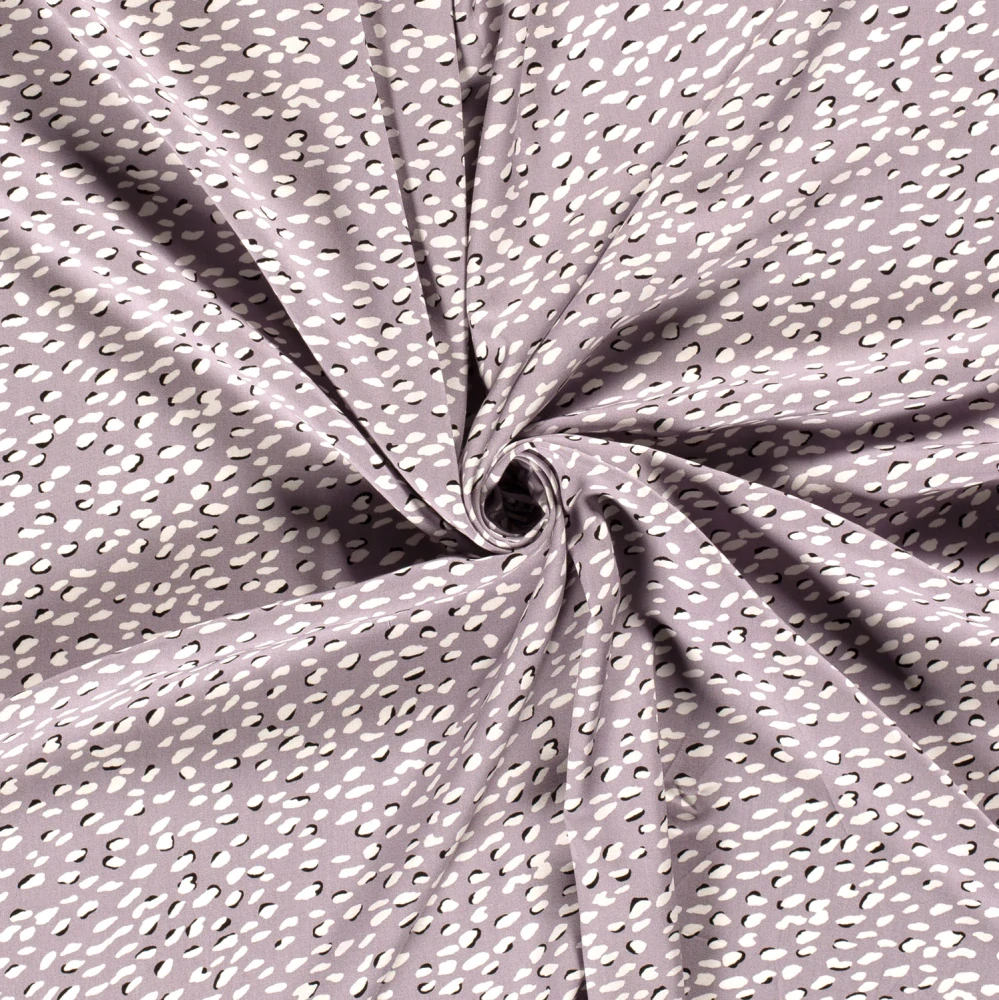 Bambusové plátno fialové Flíčky