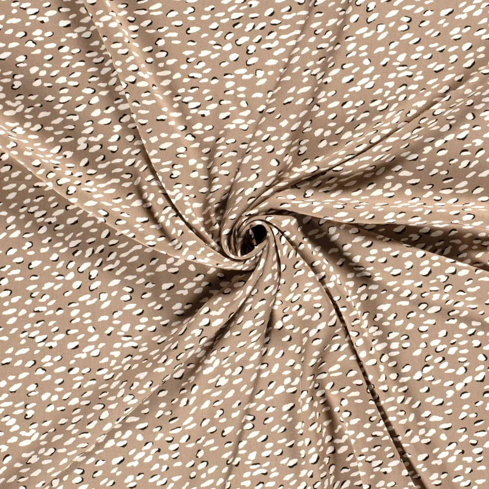 Bambusové plátno béžové Flíčky