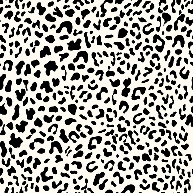 Úplet žebrovaný Zvířecí potisk