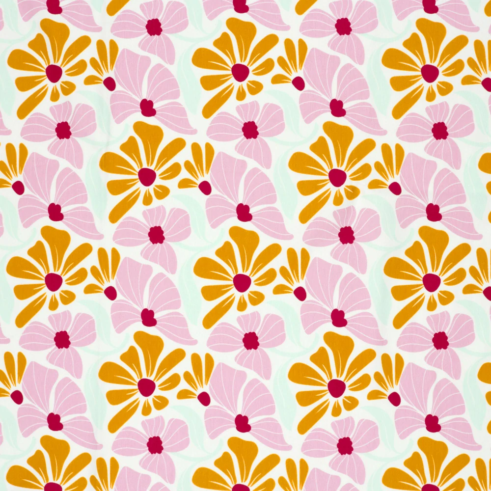 Úplet Slunečné retro květy