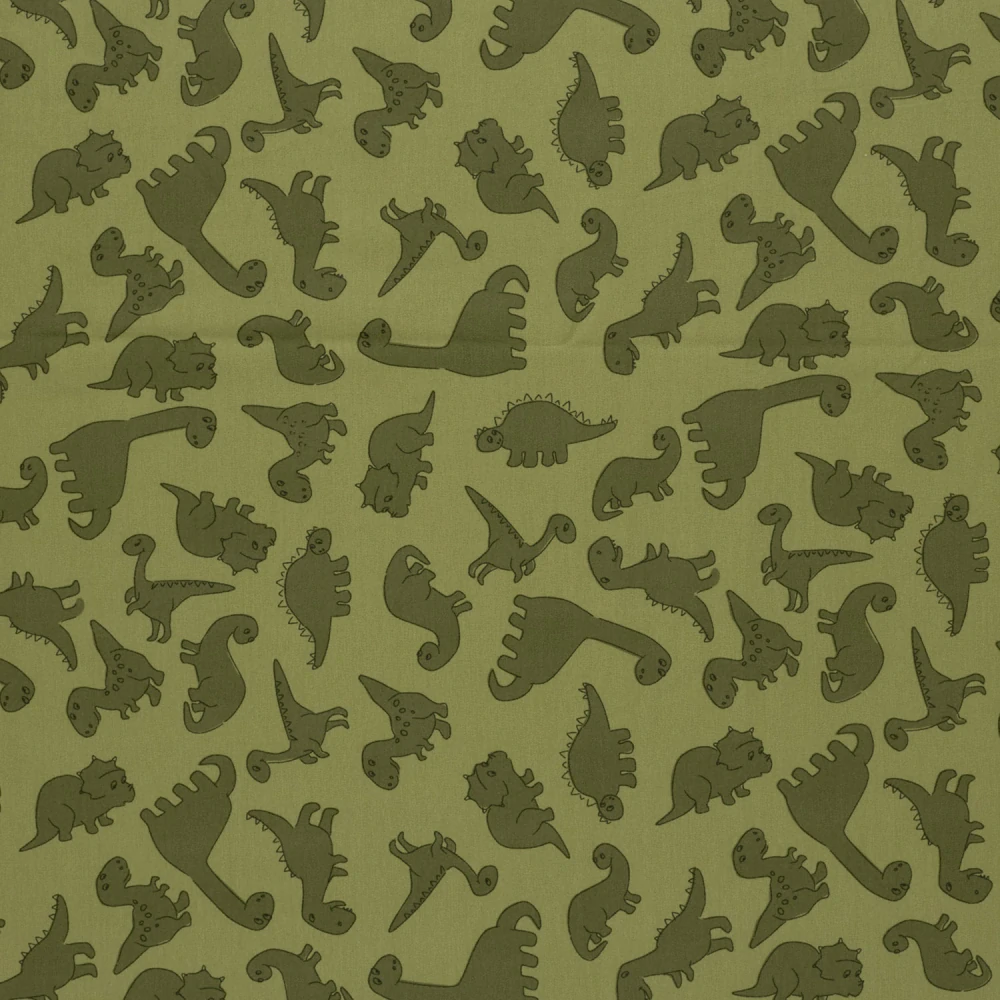 Úplet khaki Zelení dinosauři