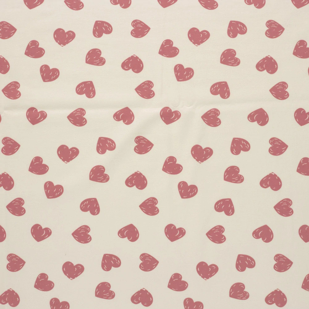 Úplet růžový Srdíčka 