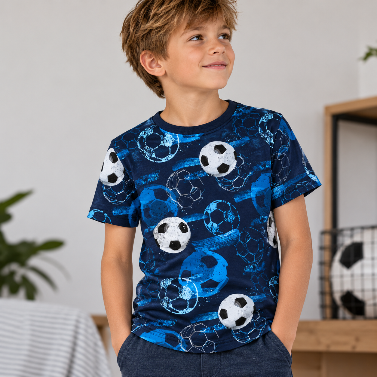 Úplet modrý Fotbal
