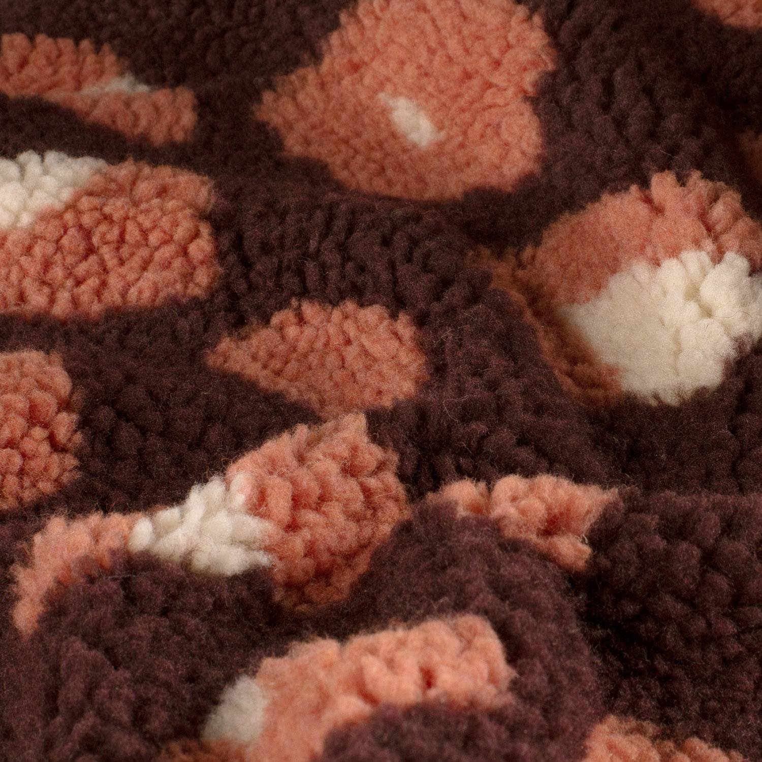 Beránek teddy Leopard silný nepružný 350g/m2