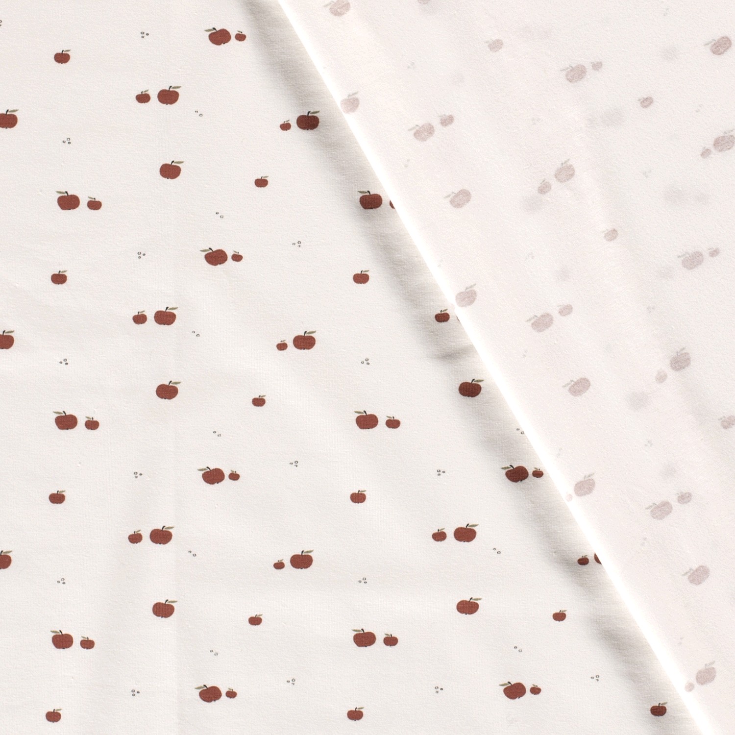 Úplet smet. bílý Jablíčka