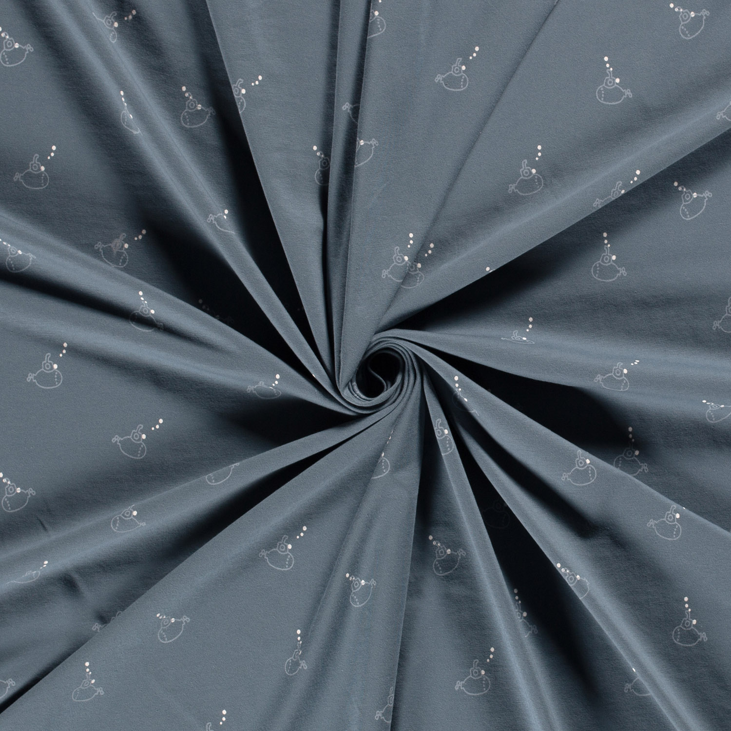 Úplet ocelově modrý Ponorky s bublinami