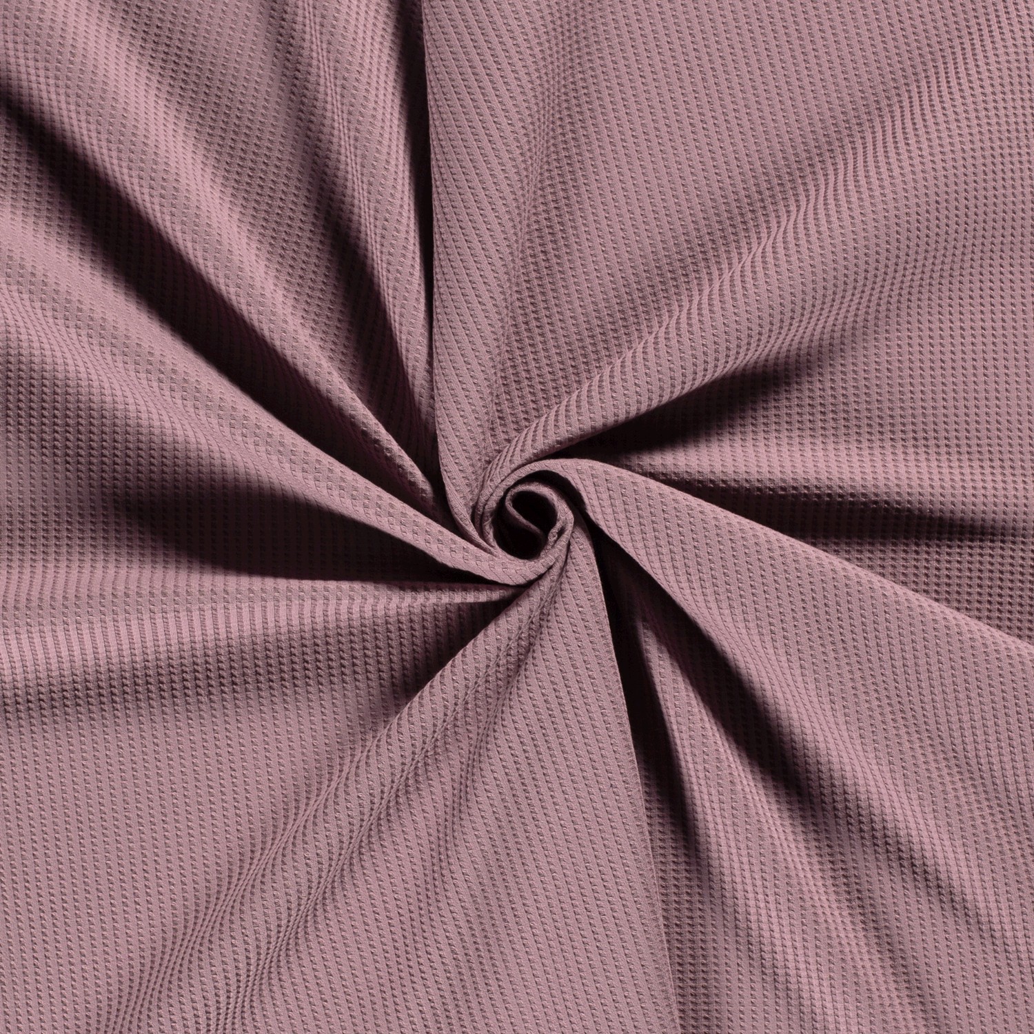 Úplet s vaflovou vazbou starorůžový