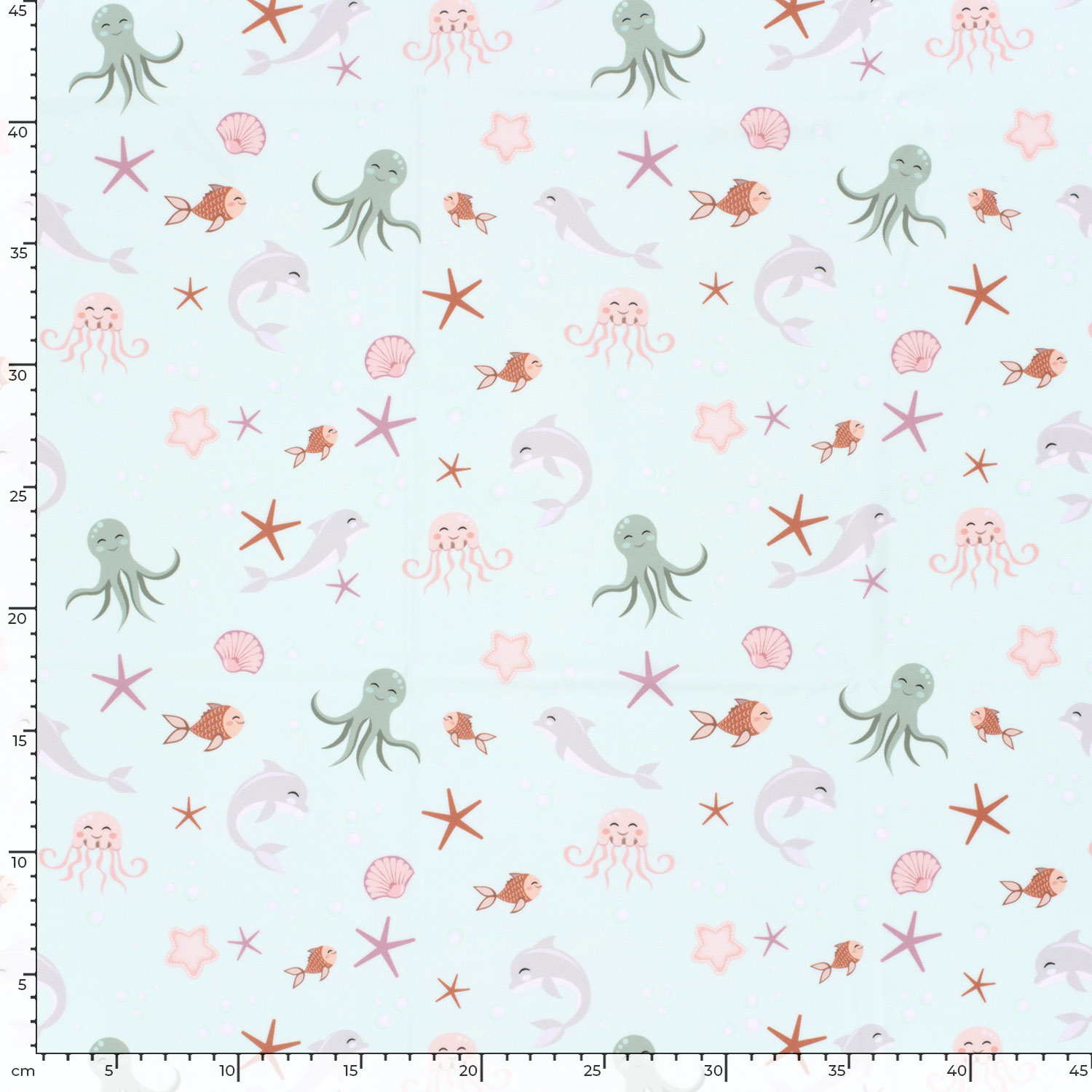 Plavkovina tyrkysová Mořský svět UV Protection