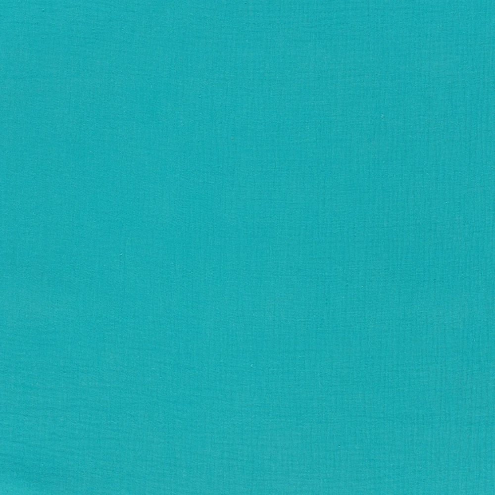 Dvojitá gázovina modrozelená