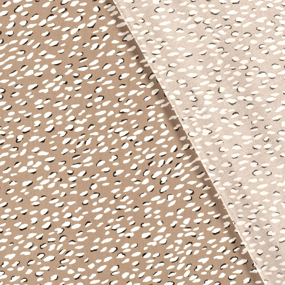 Bambusové plátno béžové Flíčky