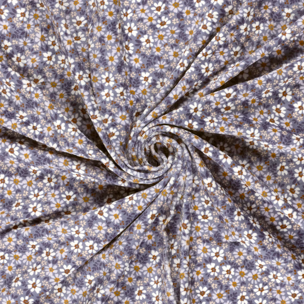 Nicky velur fialový Sedmikrásky