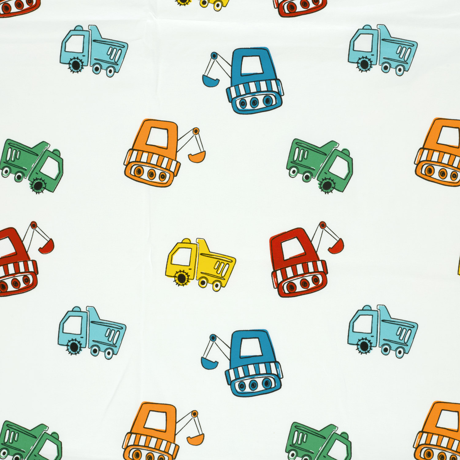 Úplet Barevné stavební stroje Auta