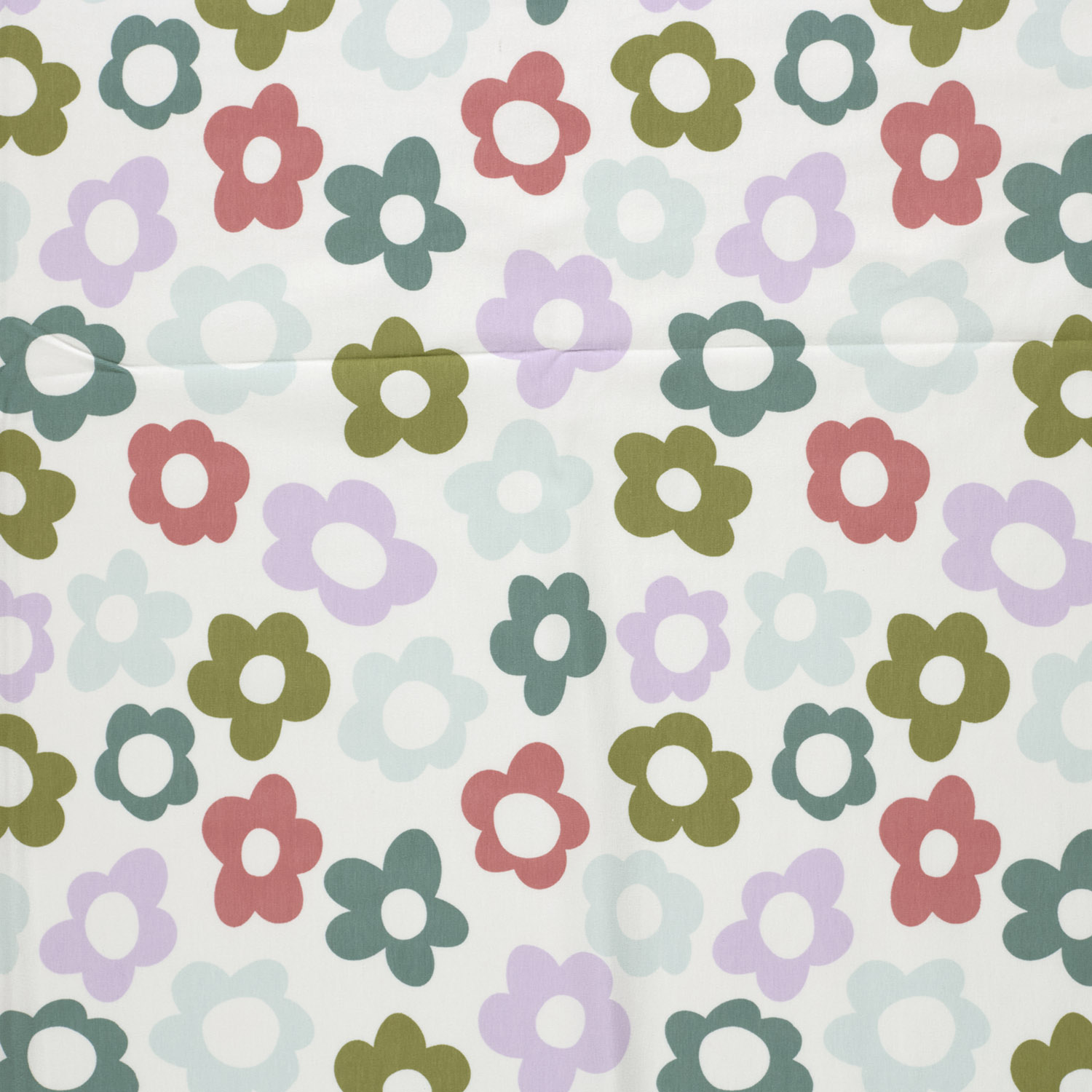 Úplet Kytky zelené, fialové