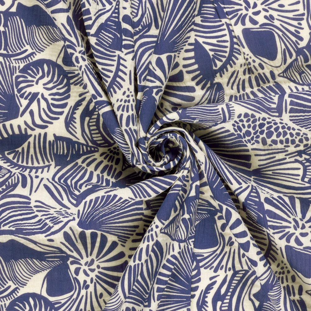 Dvojitá gázovina modrá Mořské lastury