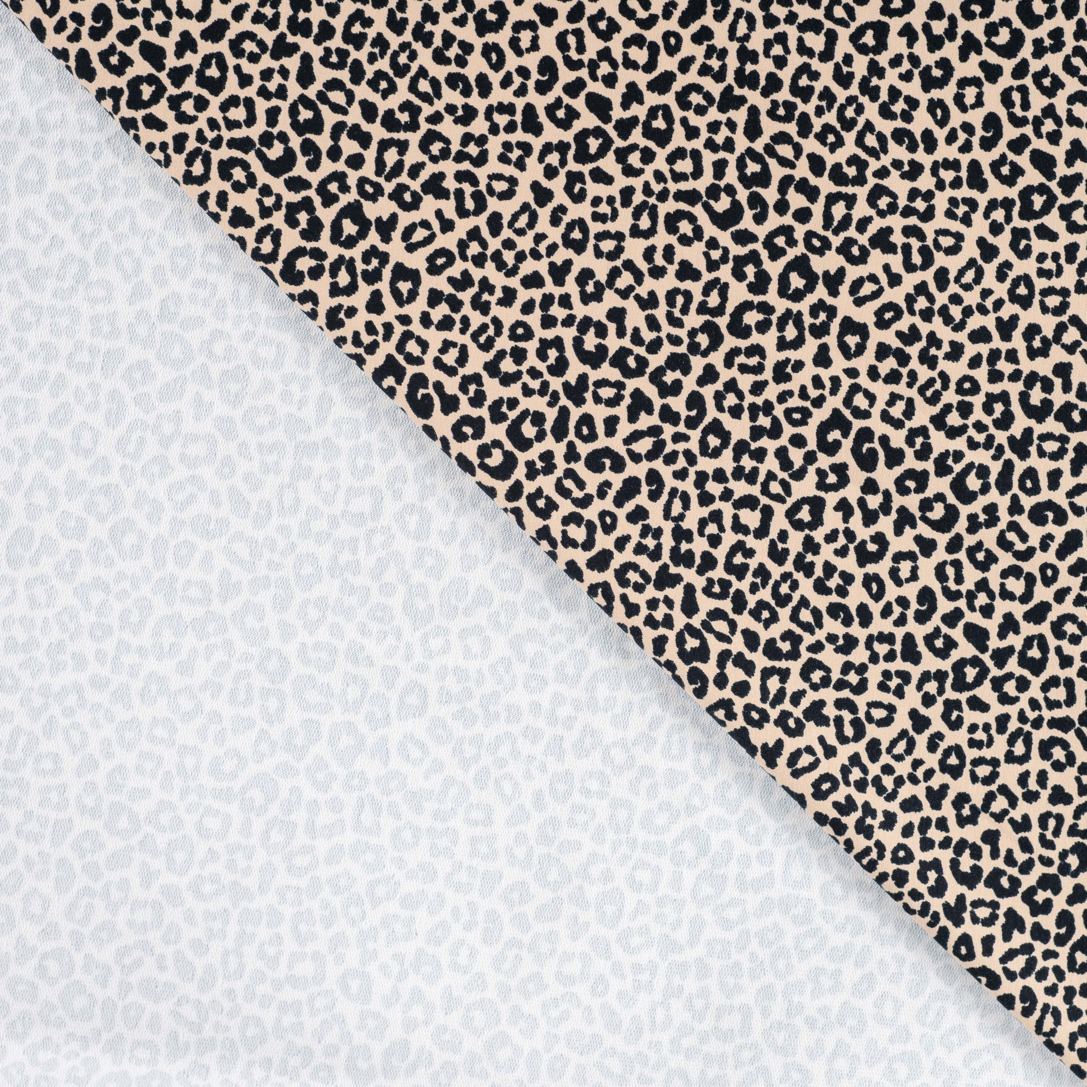 Teplákovina Leopard béžová