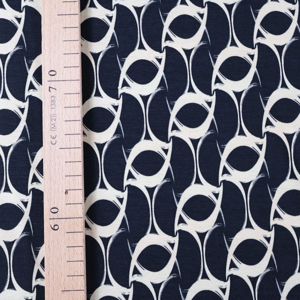 Úplet navy Retro ovály VIS/el