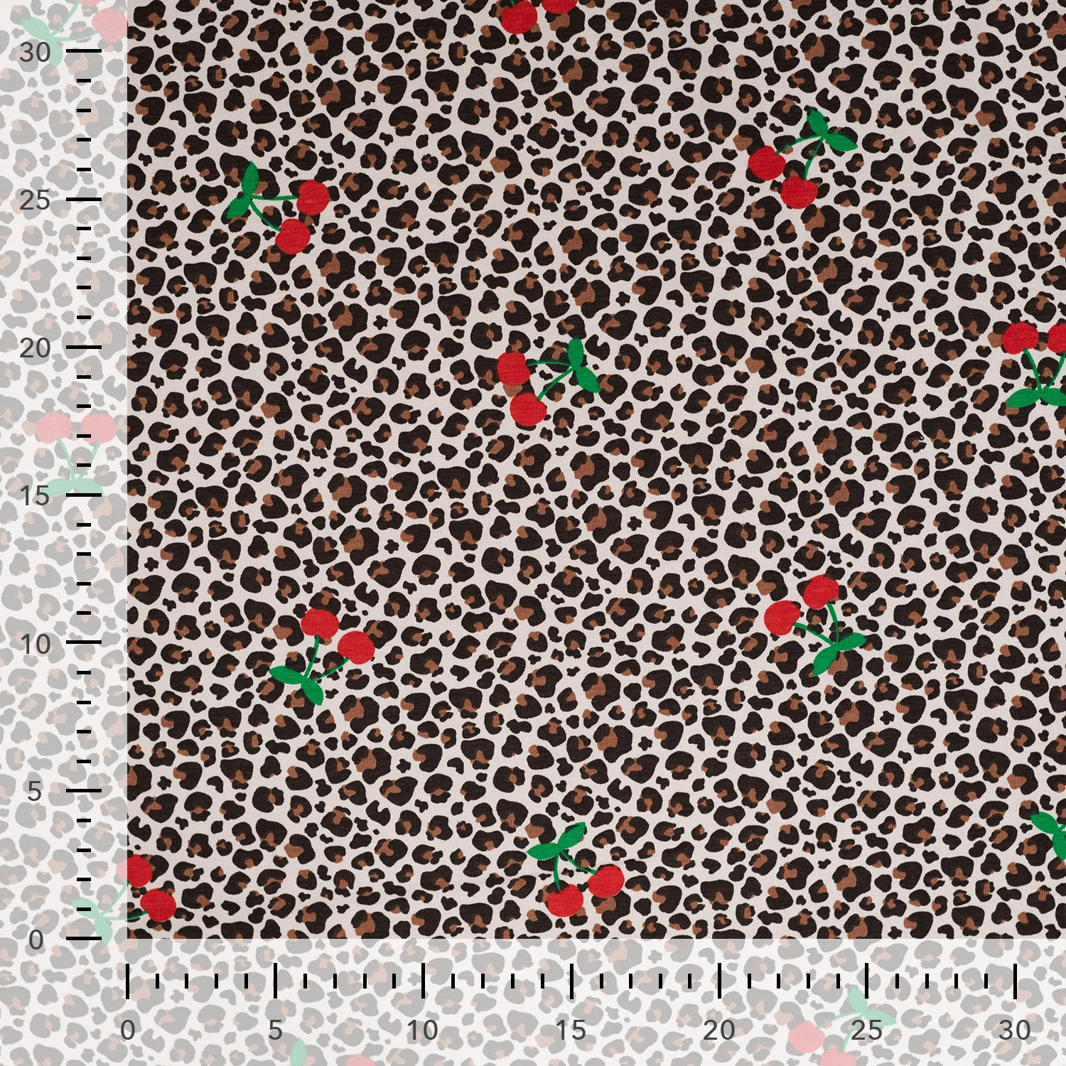 Úplet Leopard a třešně