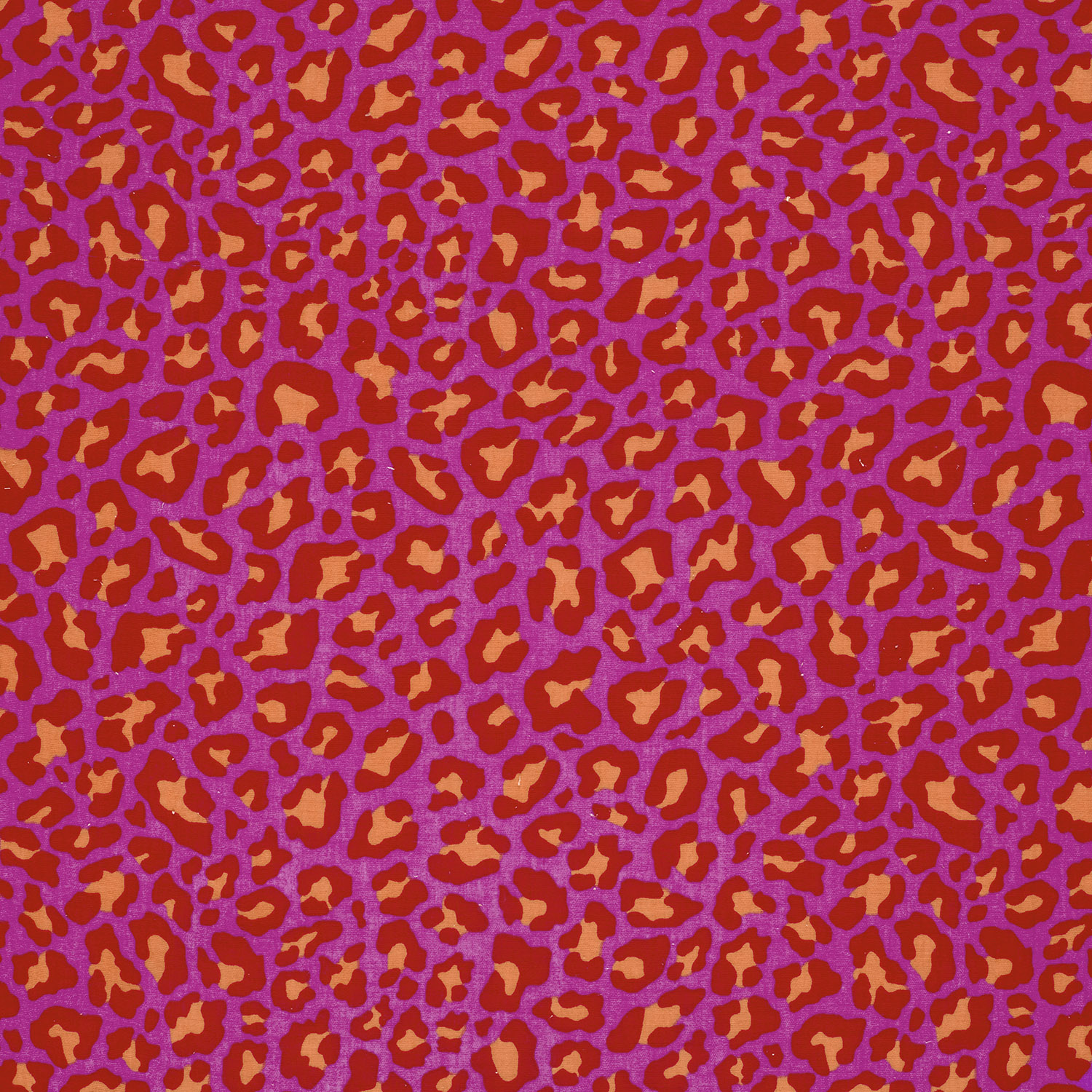 Dvojitá gázovina Fuchsiověoranžový leopard