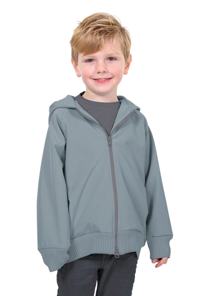 Softshell šedozelený