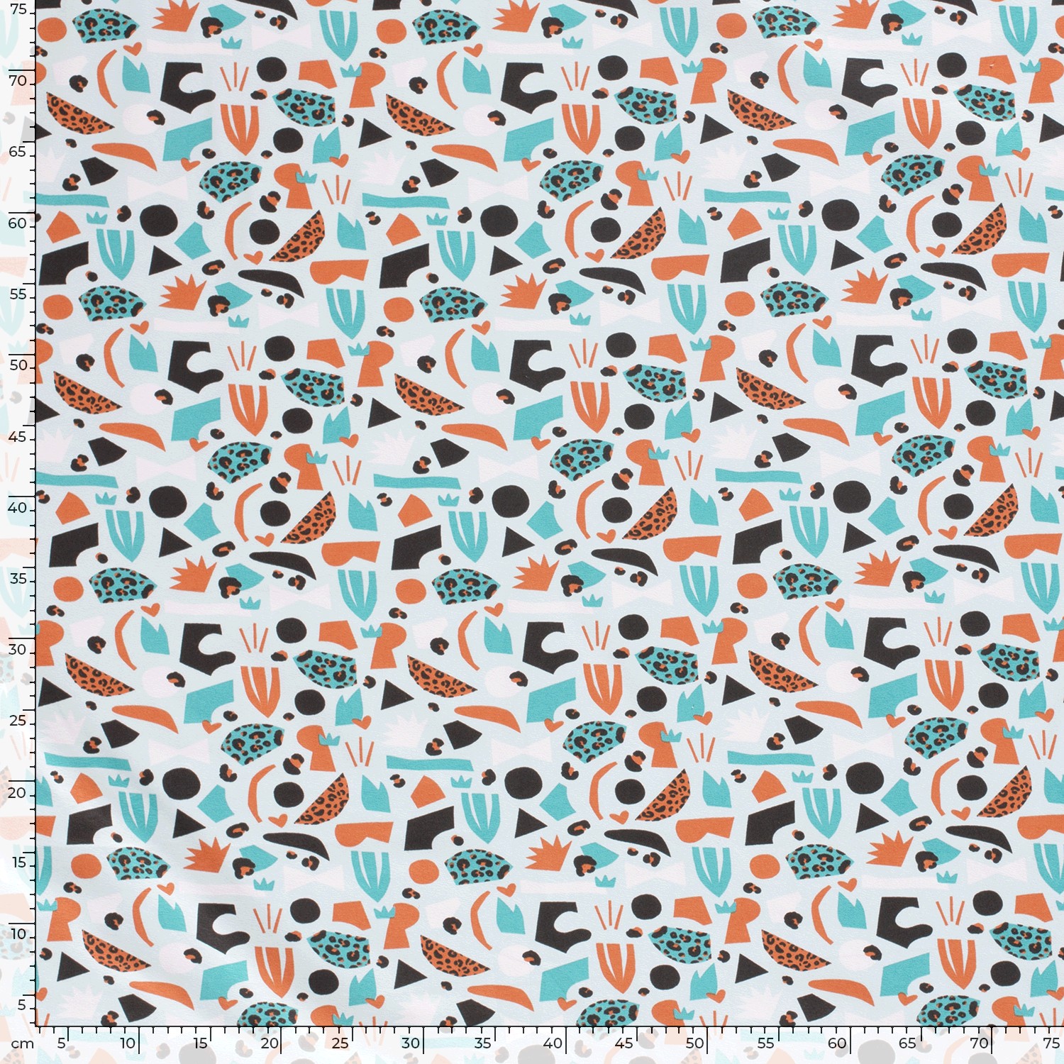 Úplet sv. tyrkysový Barevné tvary