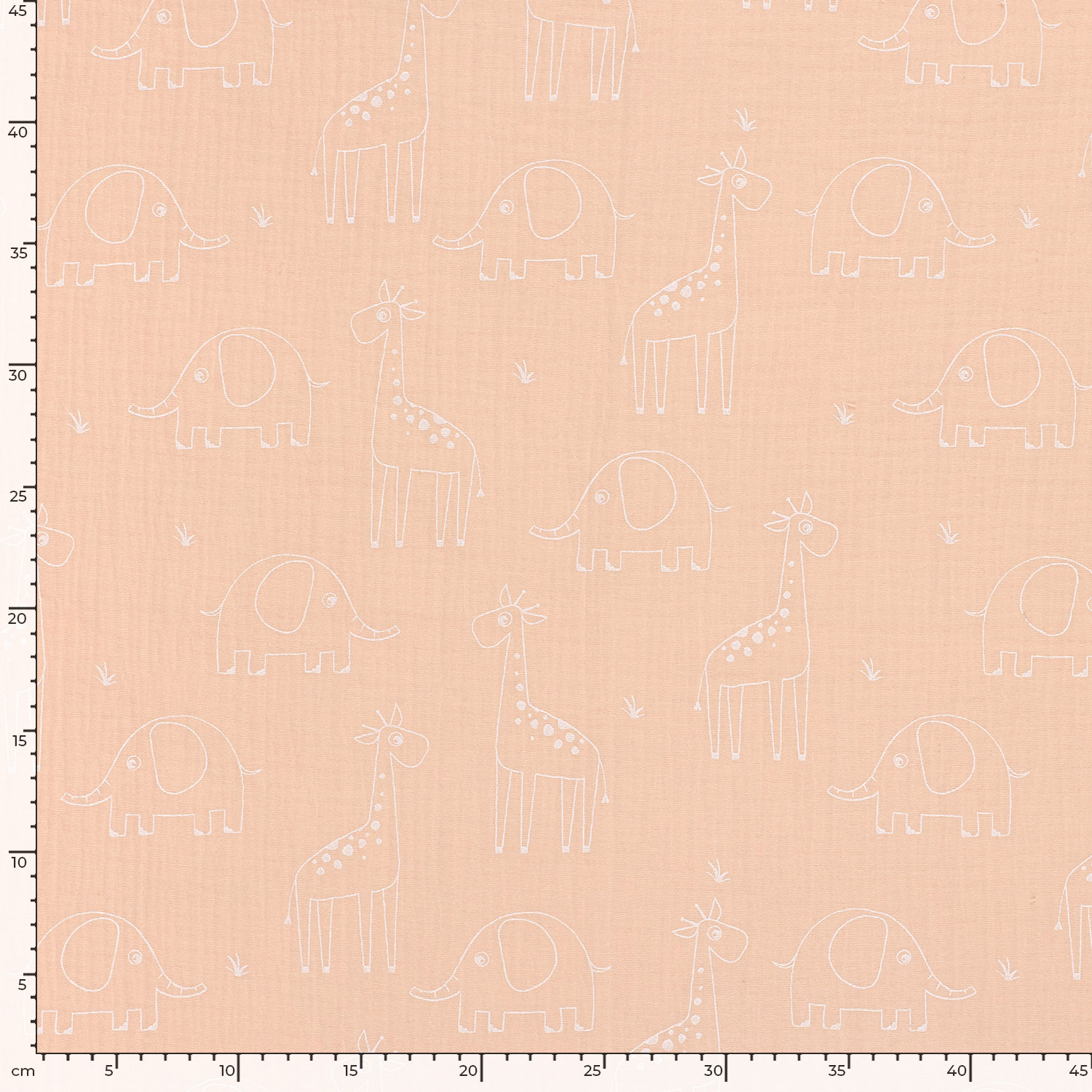 Dvojitá gázovina lososová Safari