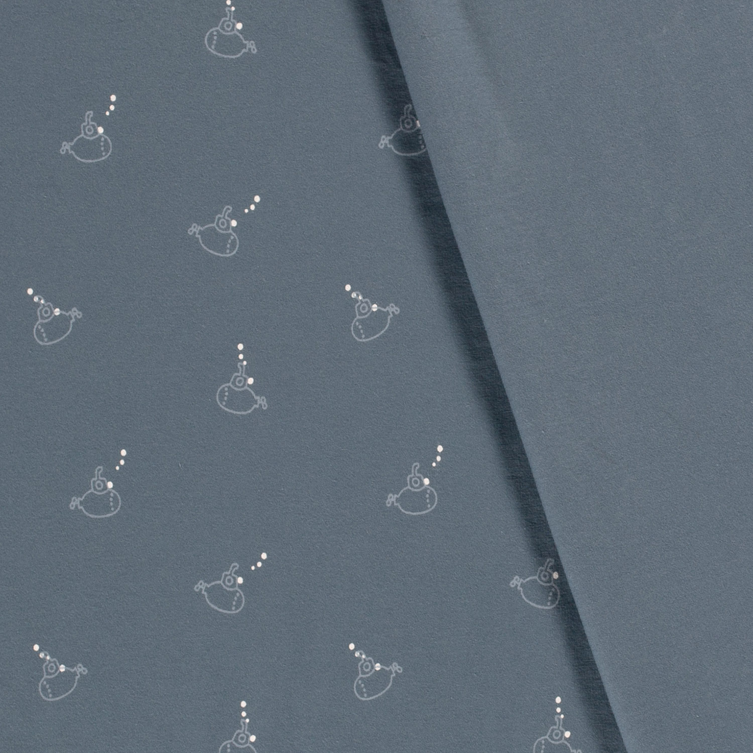 Úplet ocelově modrý Ponorky s bublinami