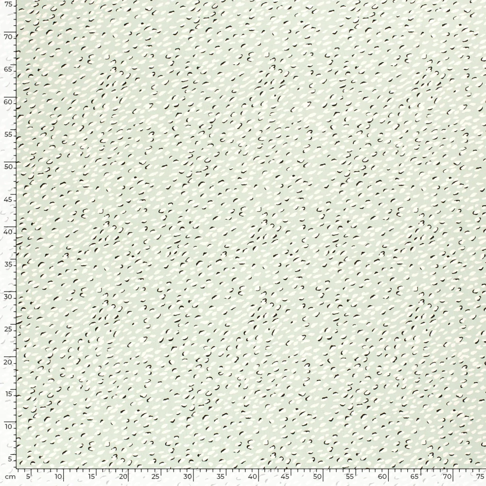 Bambusové plátno mint Flíčky