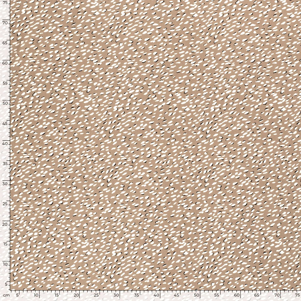 Bambusové plátno béžové Flíčky