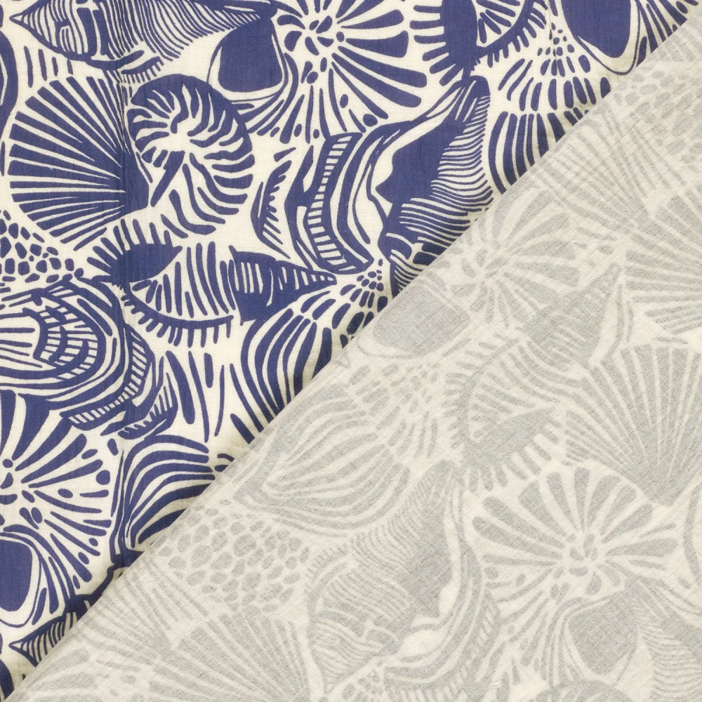 Dvojitá gázovina modrá Mořské lastury