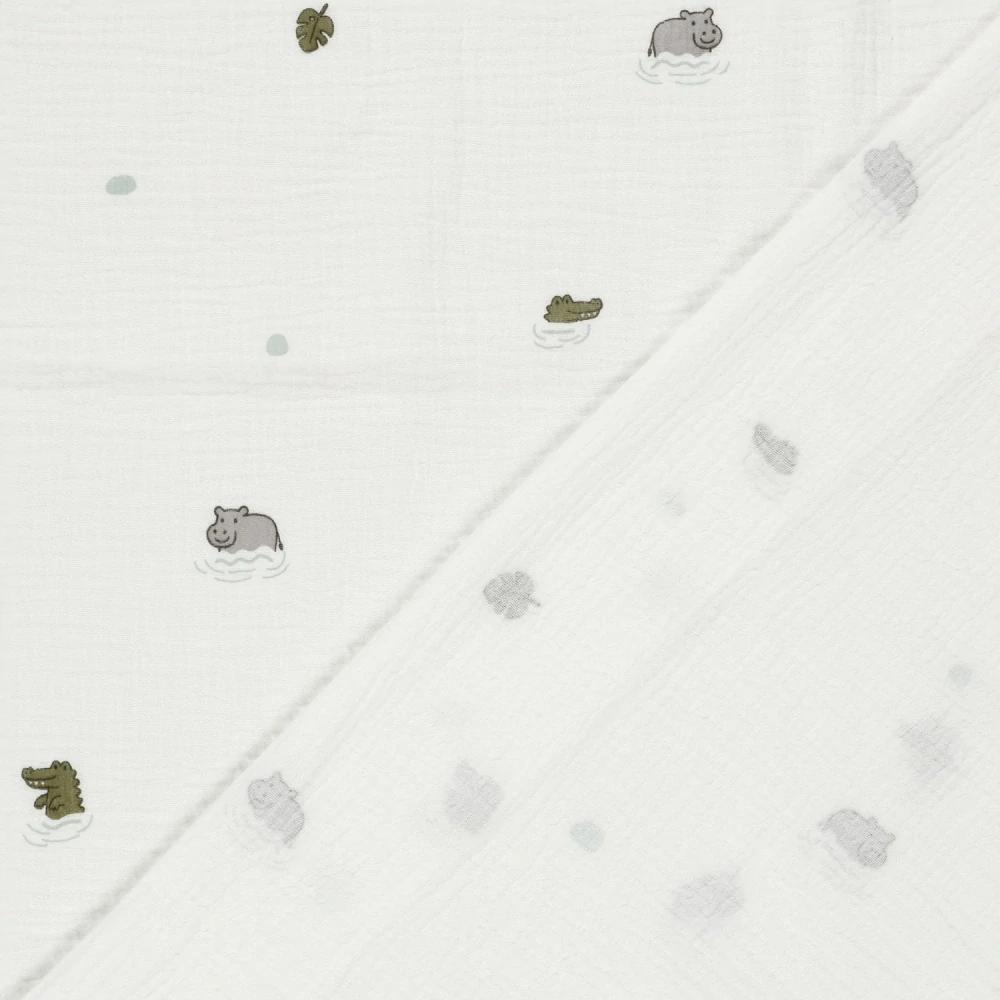 Dvojitá gázovina Hrošíci a krokodýli