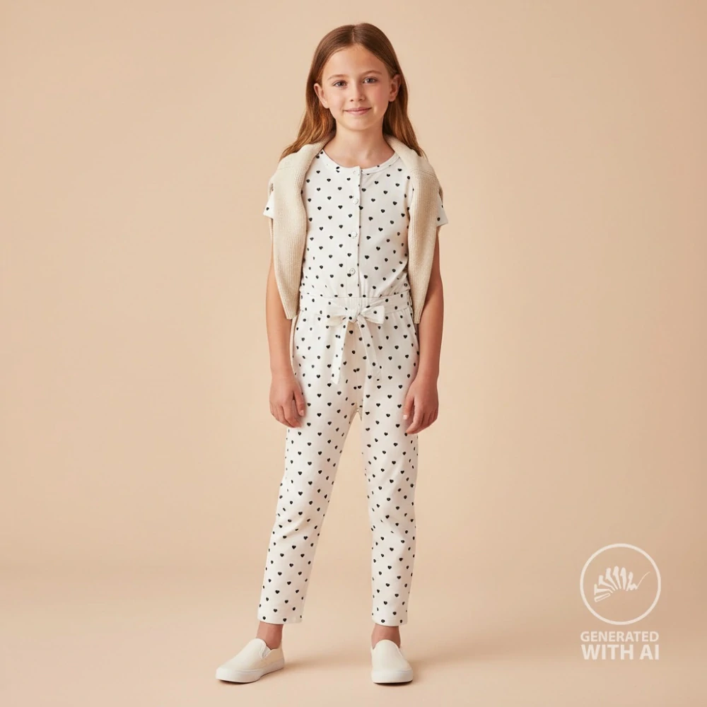 Úplet žebrovaný Černá srdíčka