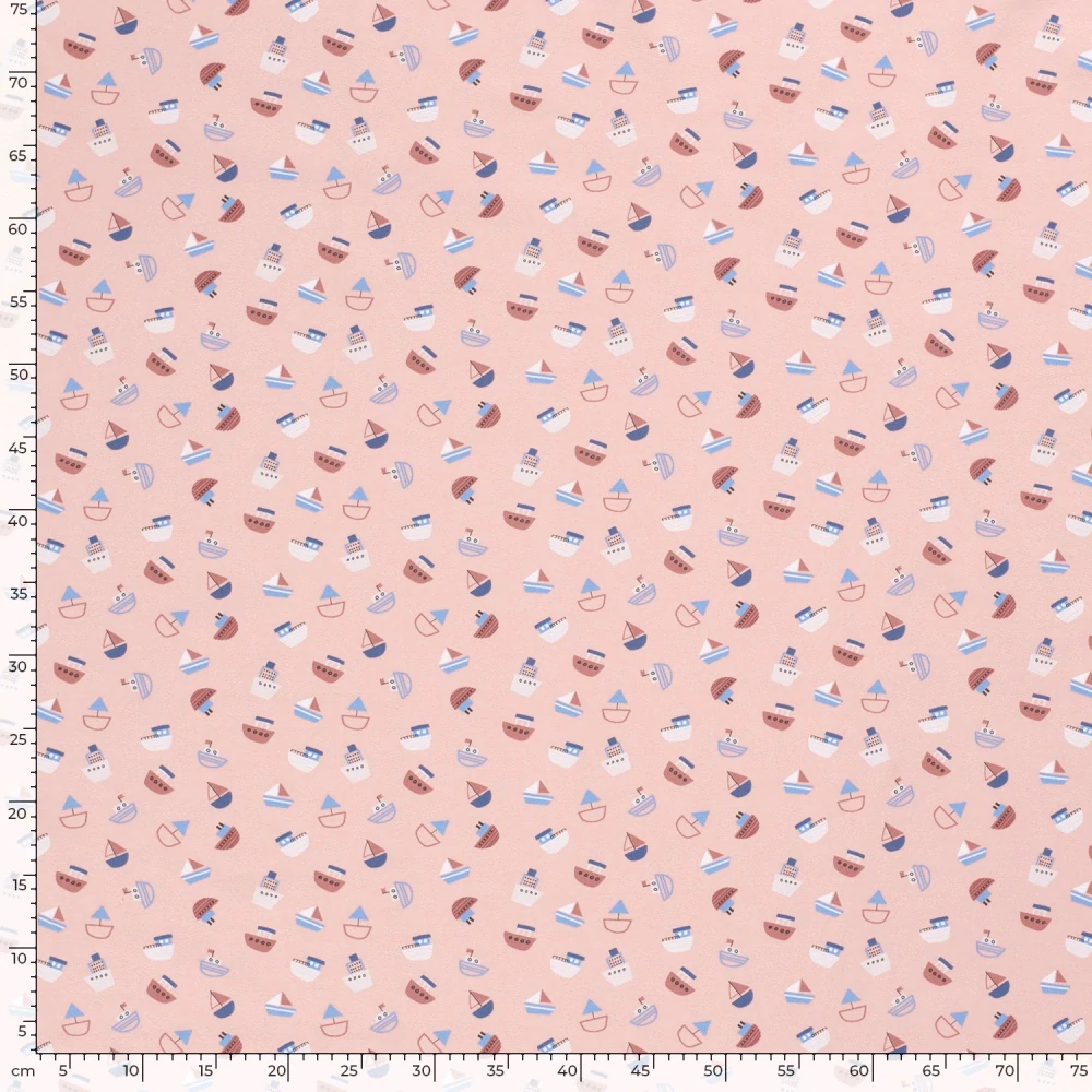 Úplet lososový Lodičky