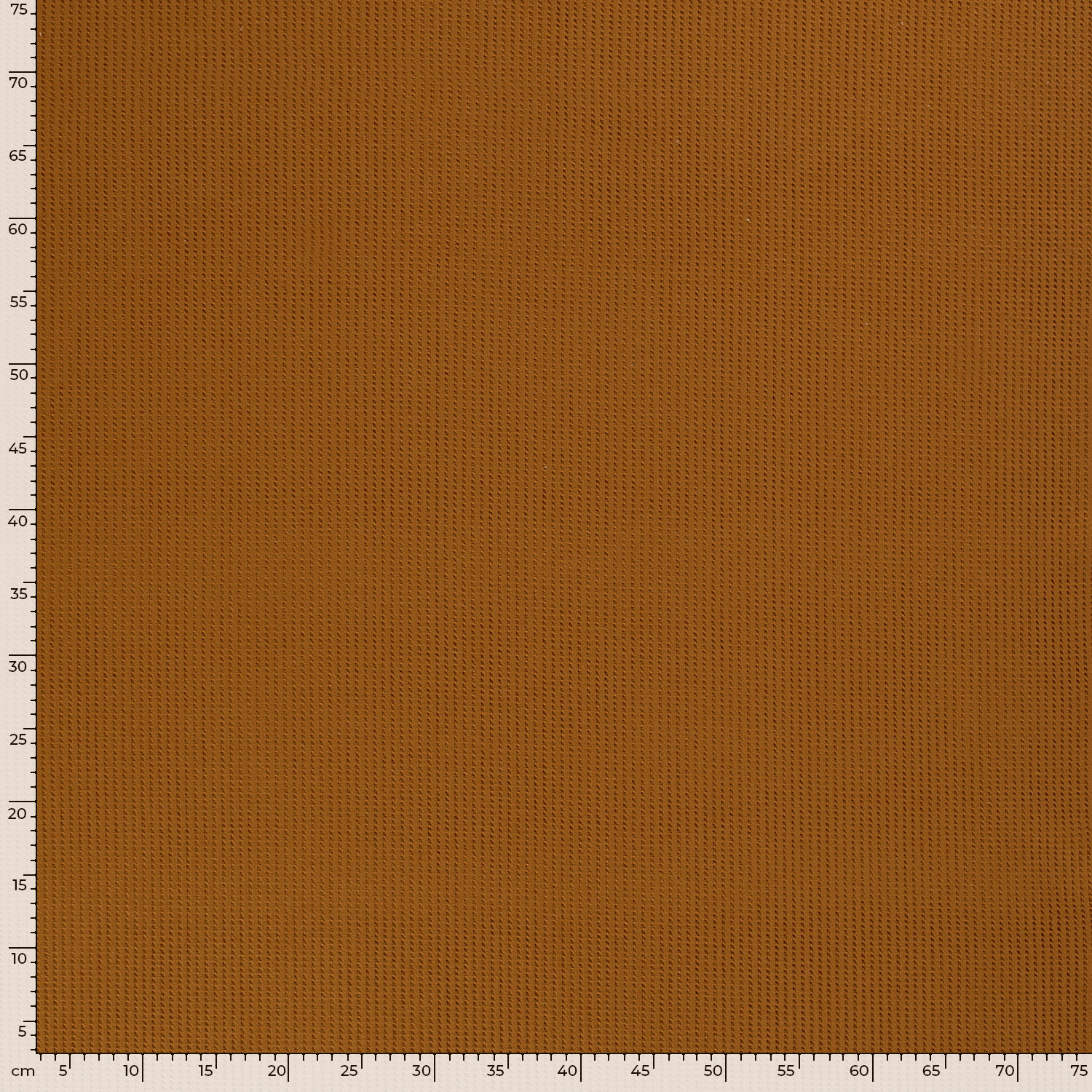 Úplet s vaflovou vazbou koňakový