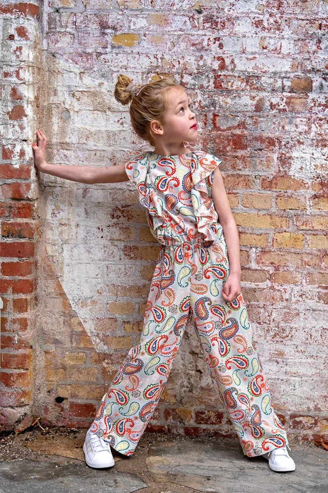 Bambusové plátno růžové Paisley