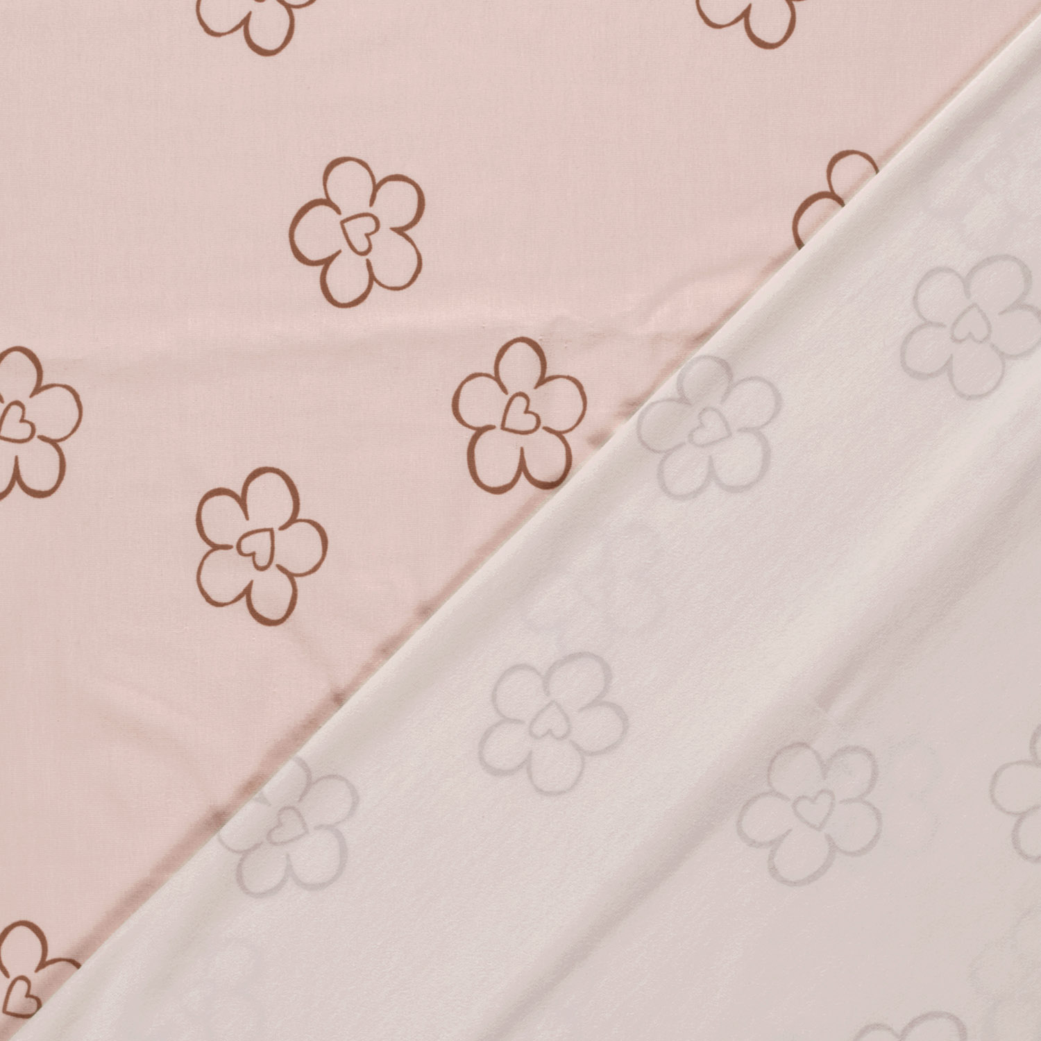 Úplet růžový Obrysy květin