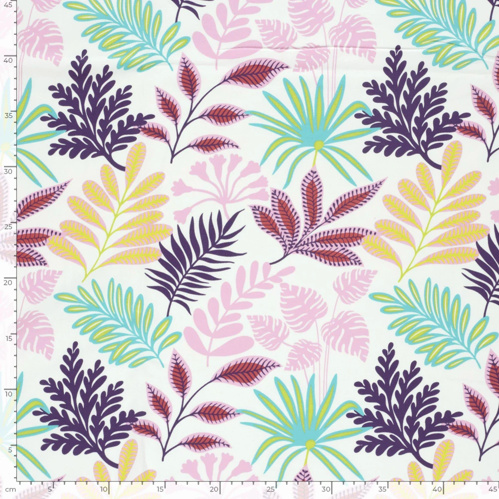 Úplet Tropické barevné listy