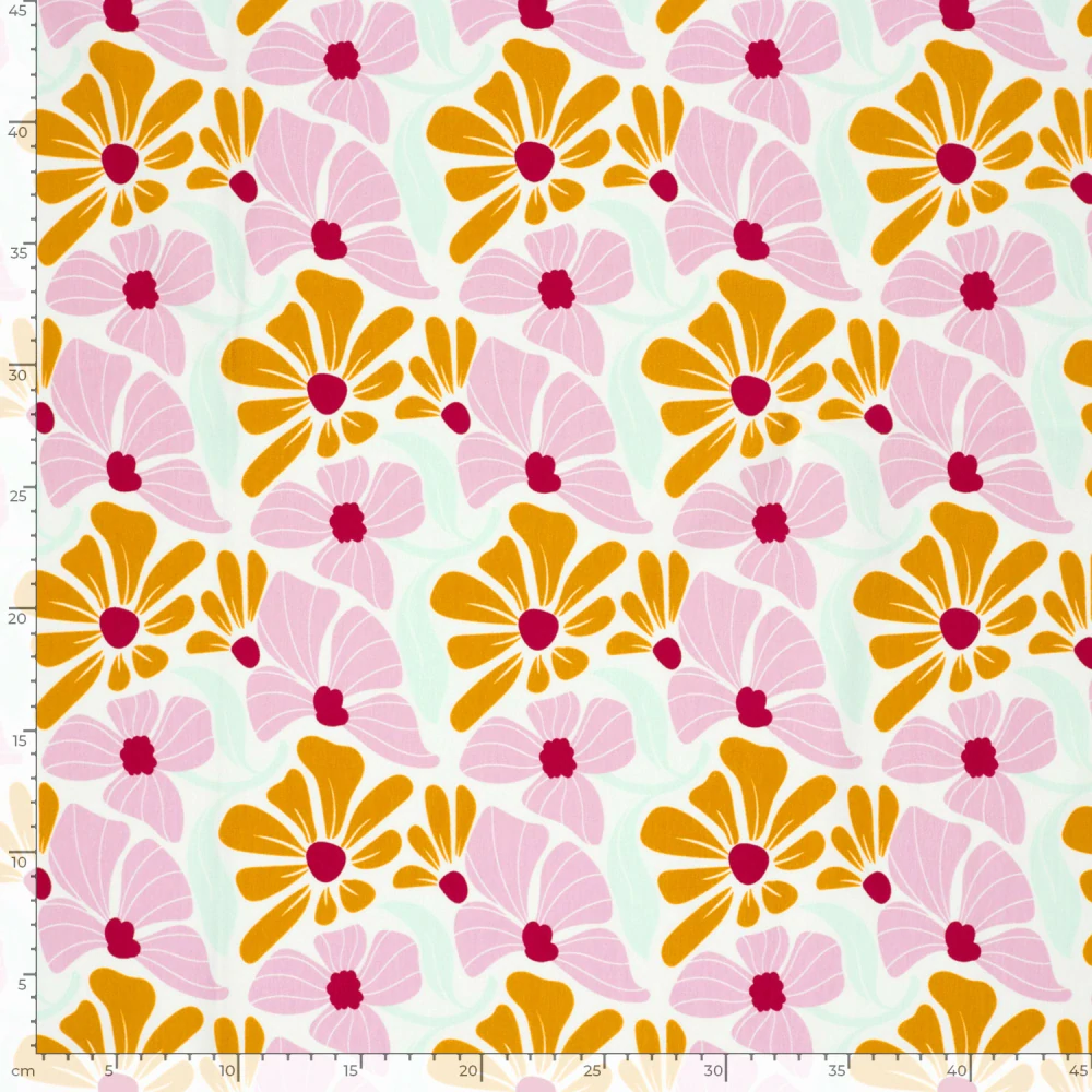 Úplet Slunečné retro květy