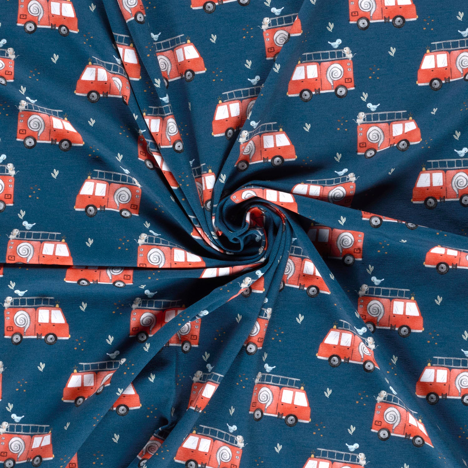 Úplet modrý Hasičská auta